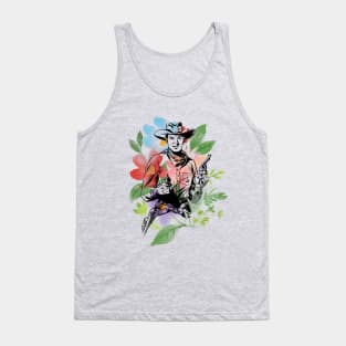 Cowboy and Bouquet Tank Top